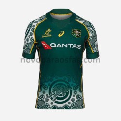 Camisolas Australia Rugby Casa 2021 Manga Curta
