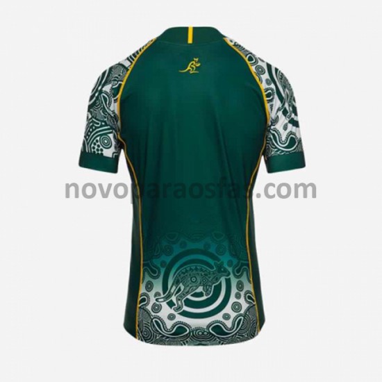 Camisolas Australia Rugby Casa 2021 Manga Curta
