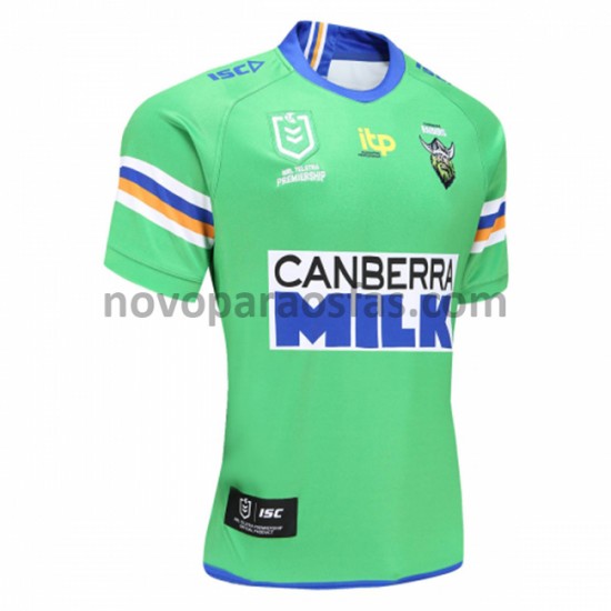 Camisolas Canberra Raiders Rugby Casa 2021 Manga Curta