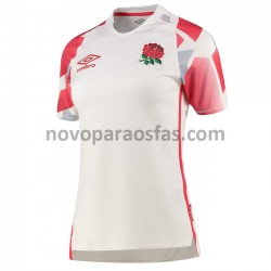 Camisolas Inglesa Rugby 7S Mulher Casa 2020-2021 Manga Curta