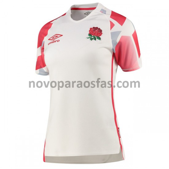 Camisolas Inglesa Rugby 7S Mulher Casa 2020-2021 Manga Curta