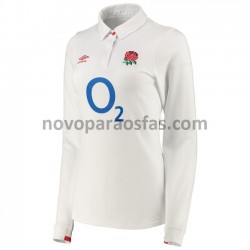 Camisolas Inglesa Rugby Classic Mulher Casa 2020-2021 Manga Comprida