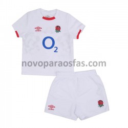 Camisolas Inglesa Rugby Criança Casa 2020-2021 Manga Curta