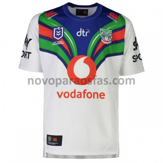 Camisolas New Zealand Warriors Rugby Visitante 2021 Manga Curta