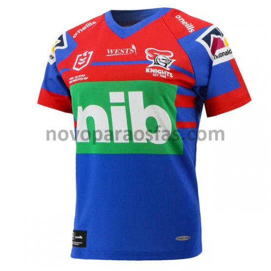 Camisolas Newcastle Knights Rugby Casa 2021 Manga Curta