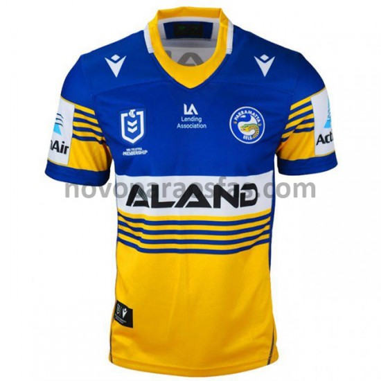 Camisolas Parramatta Eels Rugby Casa 2021 Manga Curta
