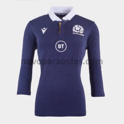 Camisolas Escocesa Rugby Classic Mulher Casa 2020-2021 Manga Comprida