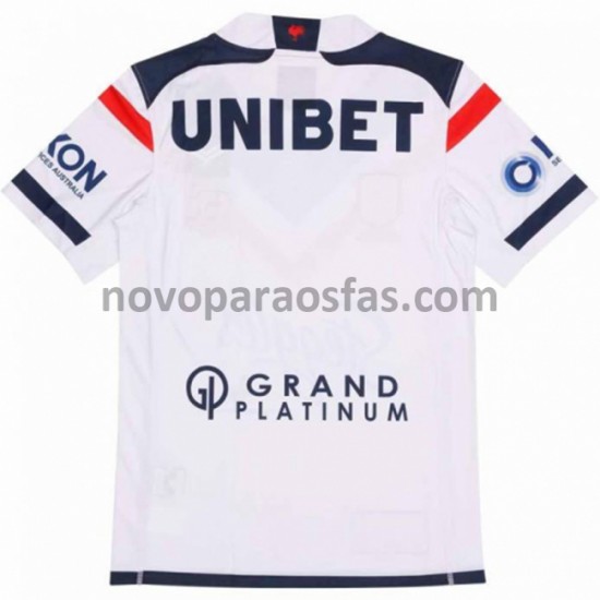 Camisolas Sydney Roosters Rugby Visitante 2021 Manga Curta