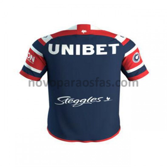 Camisolas Sydney Roosters Rugby Casa 2020 Manga Curta