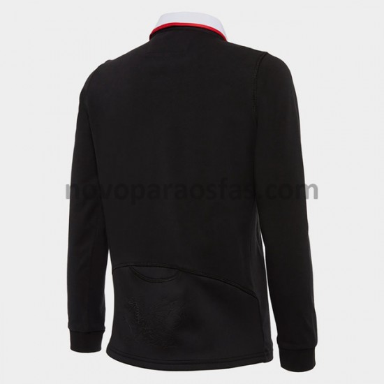 Camisolas Galesa Rugby Classic Visitante 2020-2021 Manga Comprida