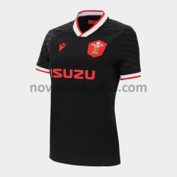 Camisolas Galesa Rugby Mulher Visitante 2020-2021 Manga Curta